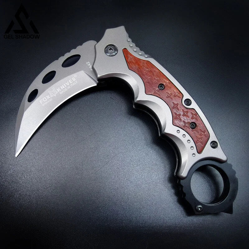 Fox High hardness folding claw knife Fox-GS36 FA42 Pocket Knives - Tophatter Daily Deals