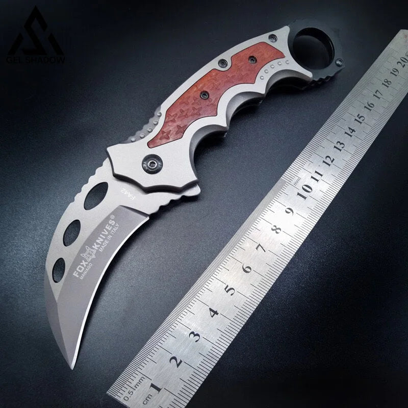 Fox High hardness folding claw knife Fox-GS36 Pocket Knives - Tophatter Daily Deals