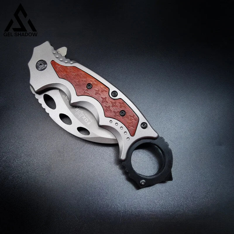 Fox High hardness folding claw knife Fox-GS36 Pocket Knives - Tophatter Daily Deals