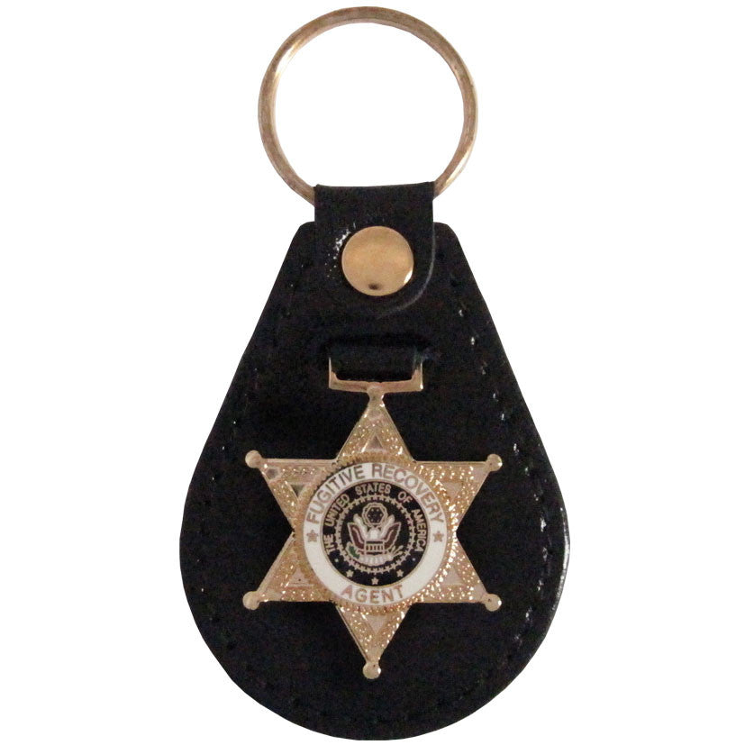 Fugitive Recovery Agent Key Fob - Tophatter's Weapons'N'Deals Badges - Tophatter Daily Deals