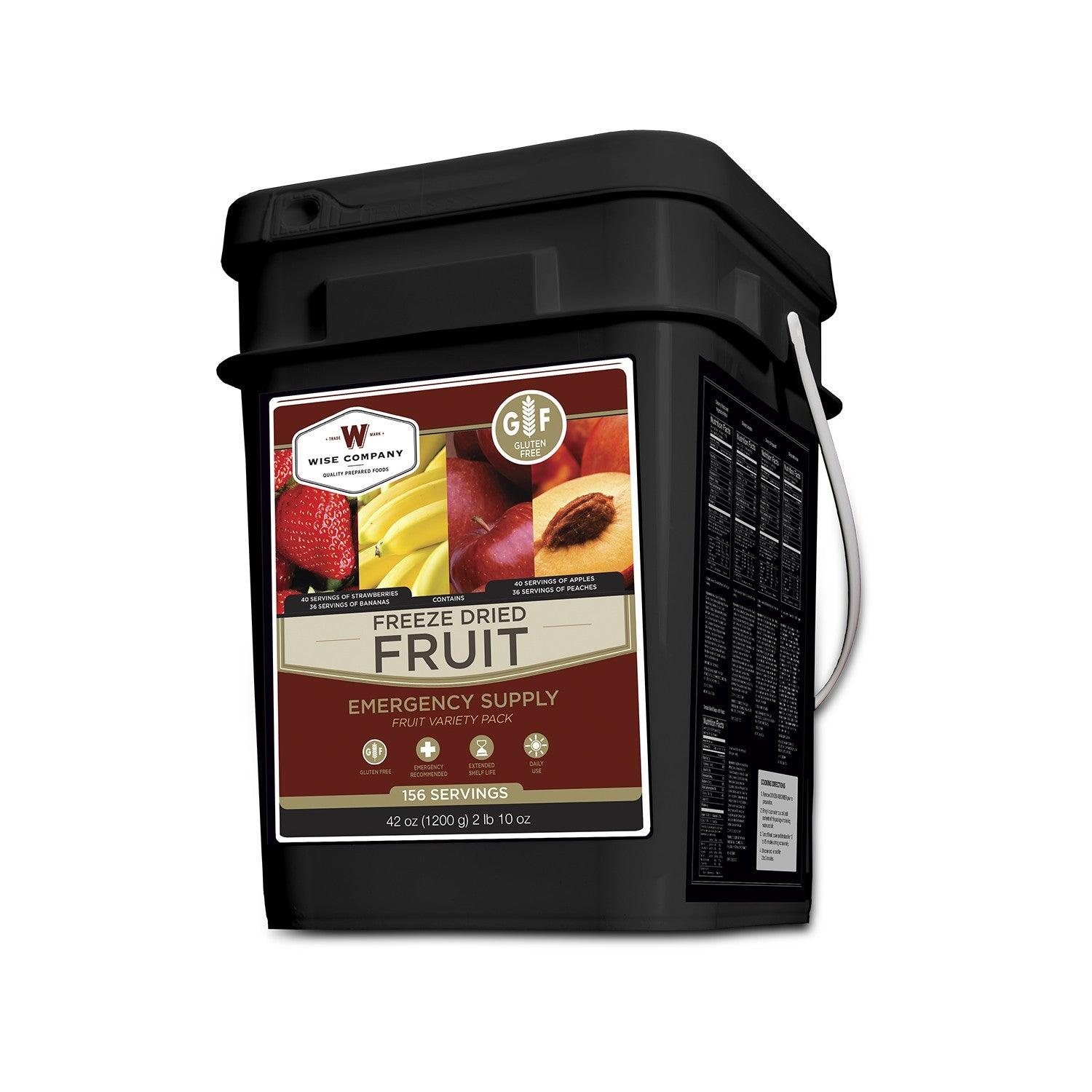 156 Servings Gluten Free Freeze Dried Fruit Survival - Tophatter Daily Deals