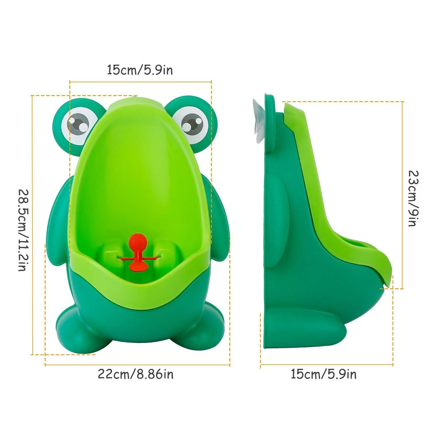 Frog Potty Training Urinal Bathroom with Funny Aiming Target Baby Gear - Tophatter Daily Deals