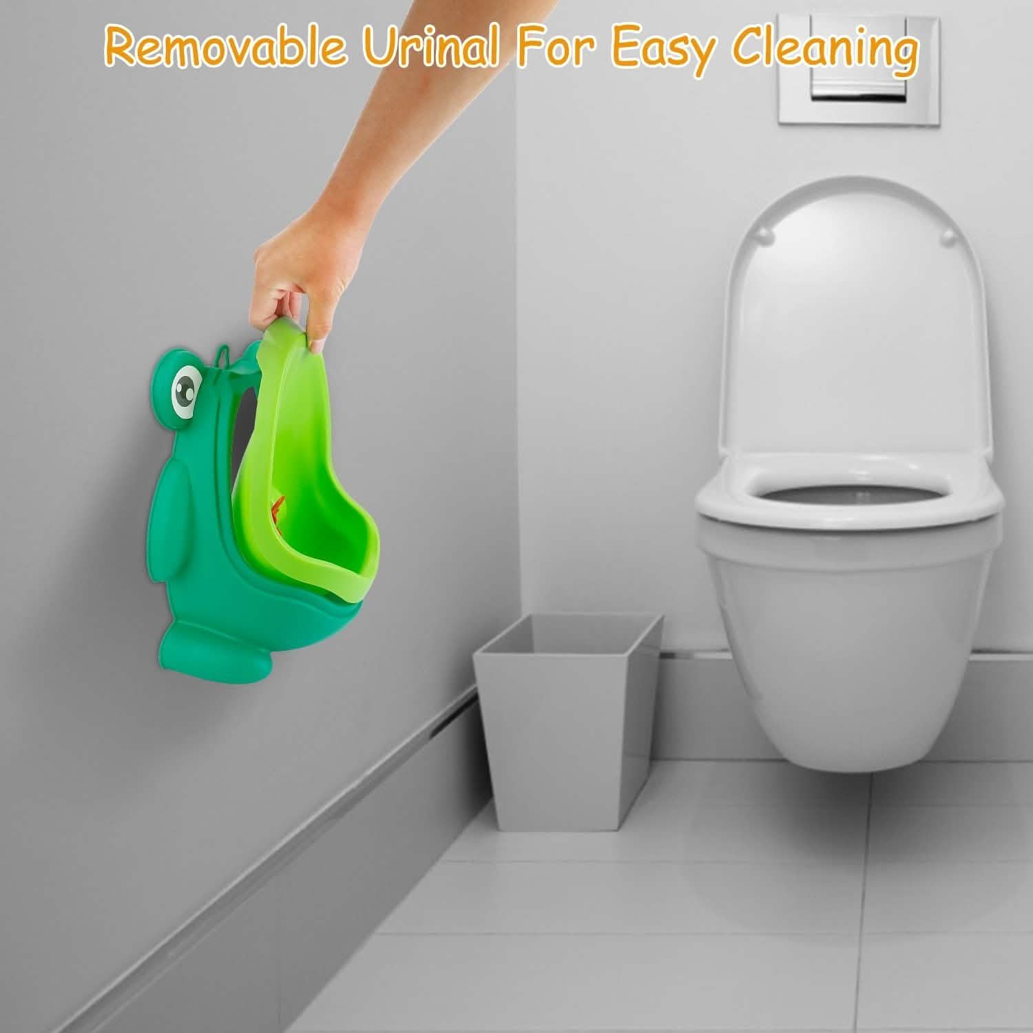 Frog Potty Training Urinal Bathroom with Funny Aiming Target Baby Gear - Tophatter Daily Deals