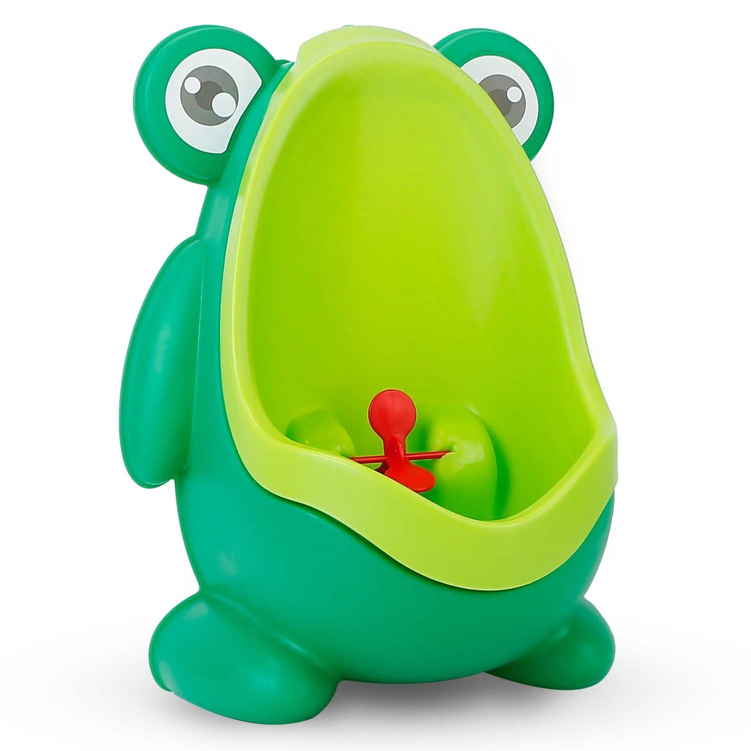 Frog Potty Training Urinal Bathroom with Funny Aiming Target Green Baby Gear - Tophatter Daily Deals