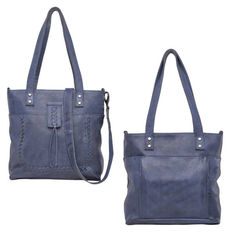Eden Leather Concealed Carry Tote Shoulder Bag Handgun Purses - Tophatter Daily Deals