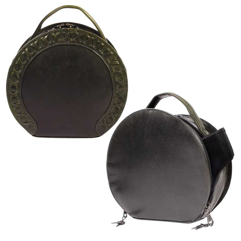 Oaklee Leather Concealed Carry Crossbody Purse Olive Handgun Purses - Tophatter Daily Deals