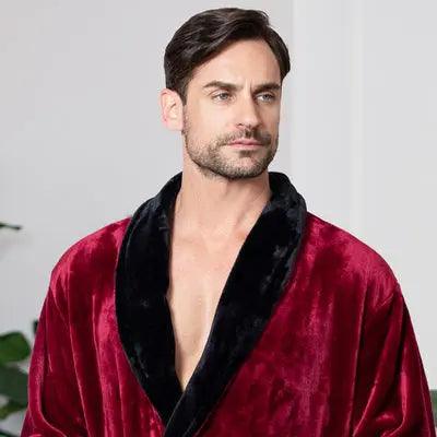 Cozy Mens Plush Robes – Built for Comfort, Designed to Last Everything Else - Tophatter Daily Deals