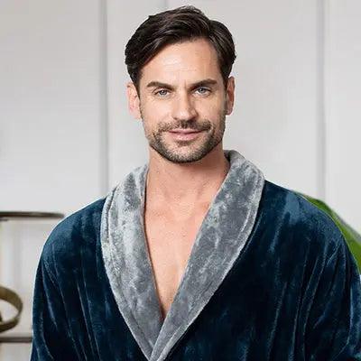 Cozy Mens Plush Robes – Built for Comfort, Designed to Last Everything Else - Tophatter Daily Deals