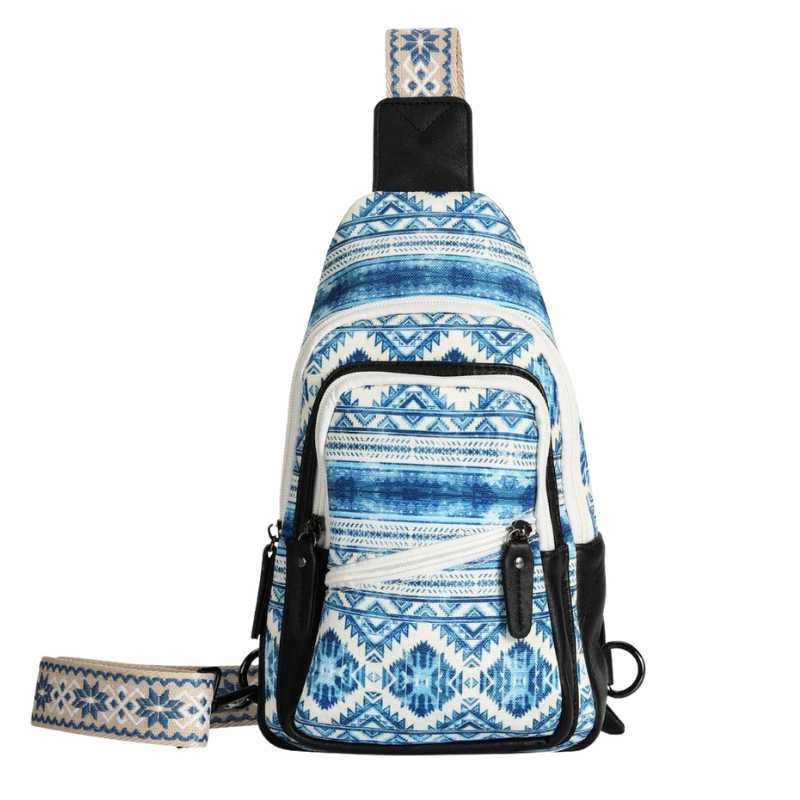 Concealed Carry Aztec Indie Canvas Sling Crossbody Backpack Purse Handgun Purses - Tophatter Daily Deals