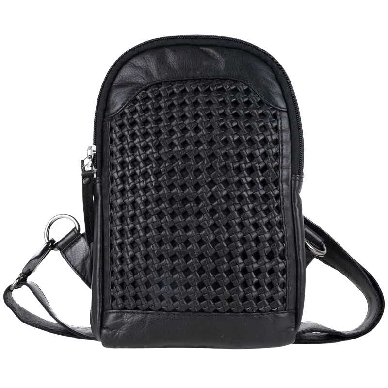 Bristol Leather Concealed Carry Sling Crossbody Backpack Purse Handgun Purses - Tophatter Daily Deals