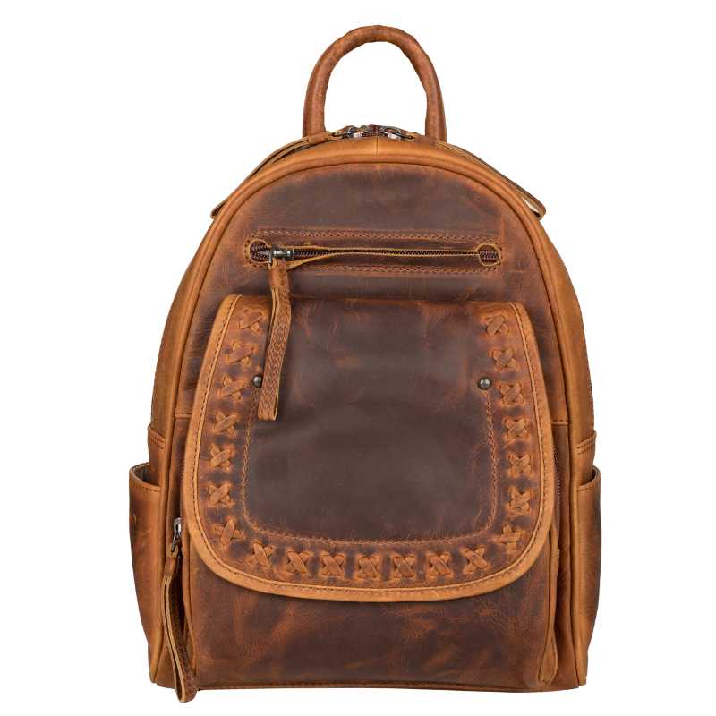 Daisy RFID Leather Concealed Carry Backpack Purse Handgun Purses - Tophatter Daily Deals