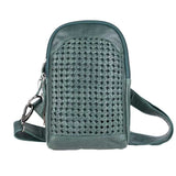 Bristol Leather Concealed Carry Sling Crossbody Backpack Purse Handgun Purses - Tophatter Daily Deals