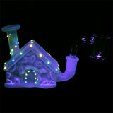 Frosted Christmas House Dab Rig Dab Rigs - Tophatter Daily Deals