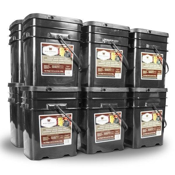 1440 Serving Fruit Bucket Survival - Tophatter Daily Deals