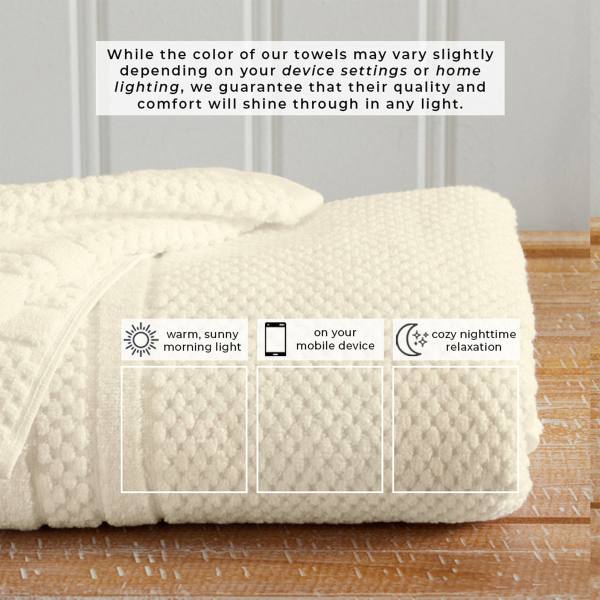 100% Cotton Checkered Jacquard Bath Towel Set - Giuliana Collection Bath - Tophatter Daily Deals