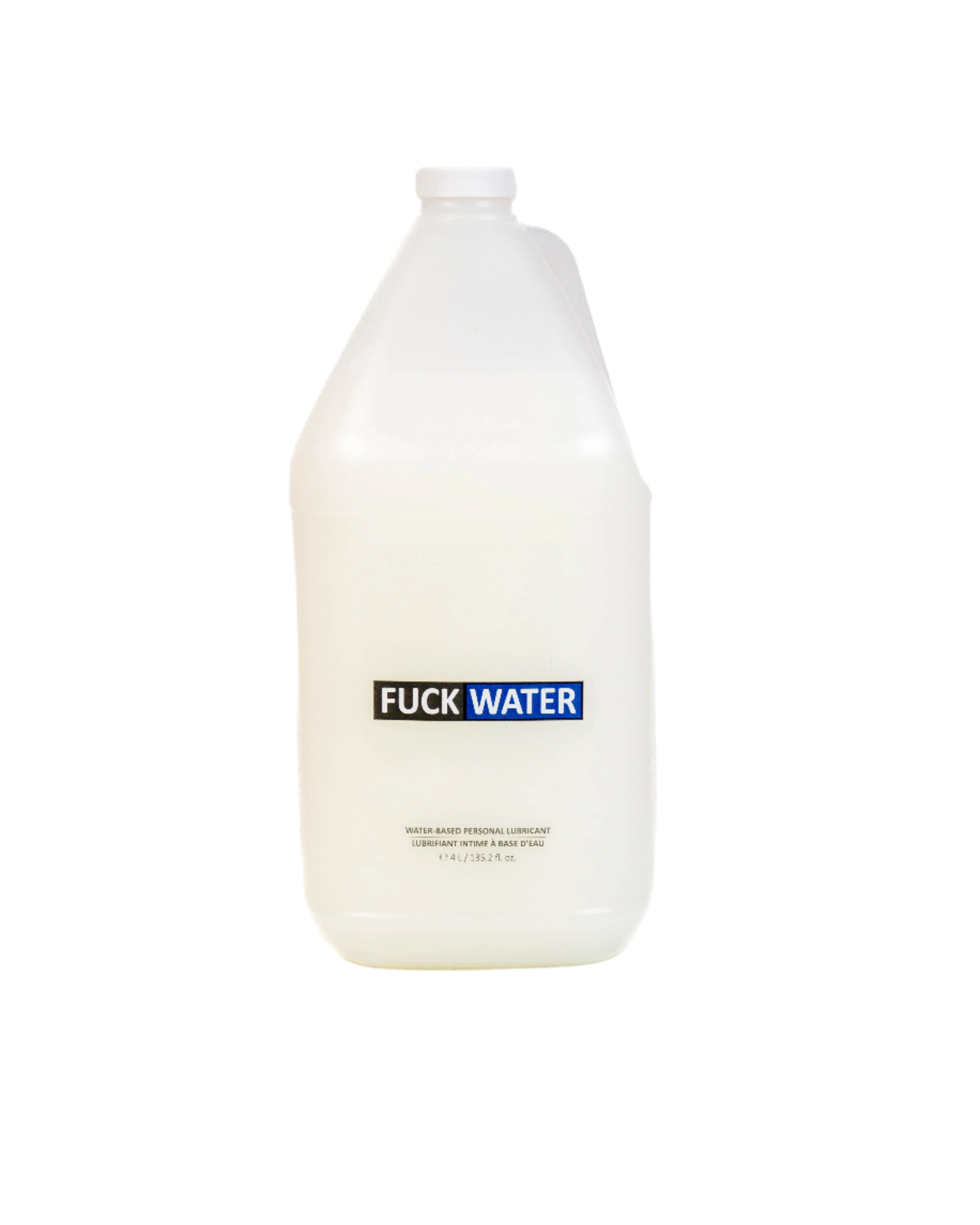 FuckWater - Water Based Hybrid Lube - Varying Sizes 4 Litre Jug Liquid - Tophatter Daily Deals