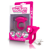 Charged You-Turn Plus – Rechargeable Vibrating Cock Ring > Cock Ring > Vibrating - Tophatter Daily Deals