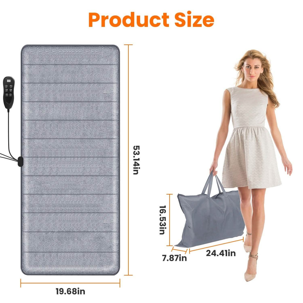 Full Body Electric Massage Mat Health & Wellness - Tophatter Daily Deals