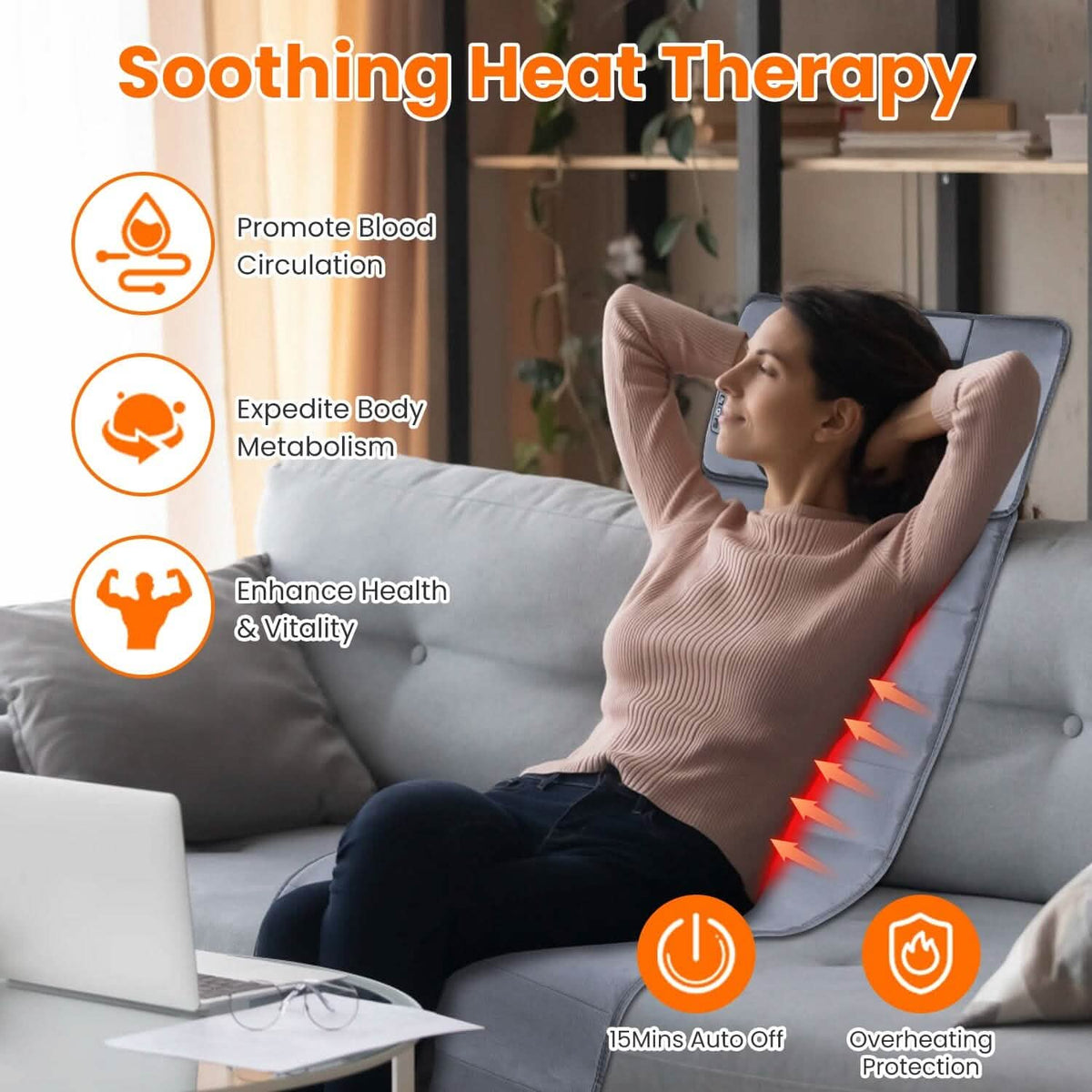 Full Body Electric Massage Mat Health & Wellness - Tophatter Daily Deals