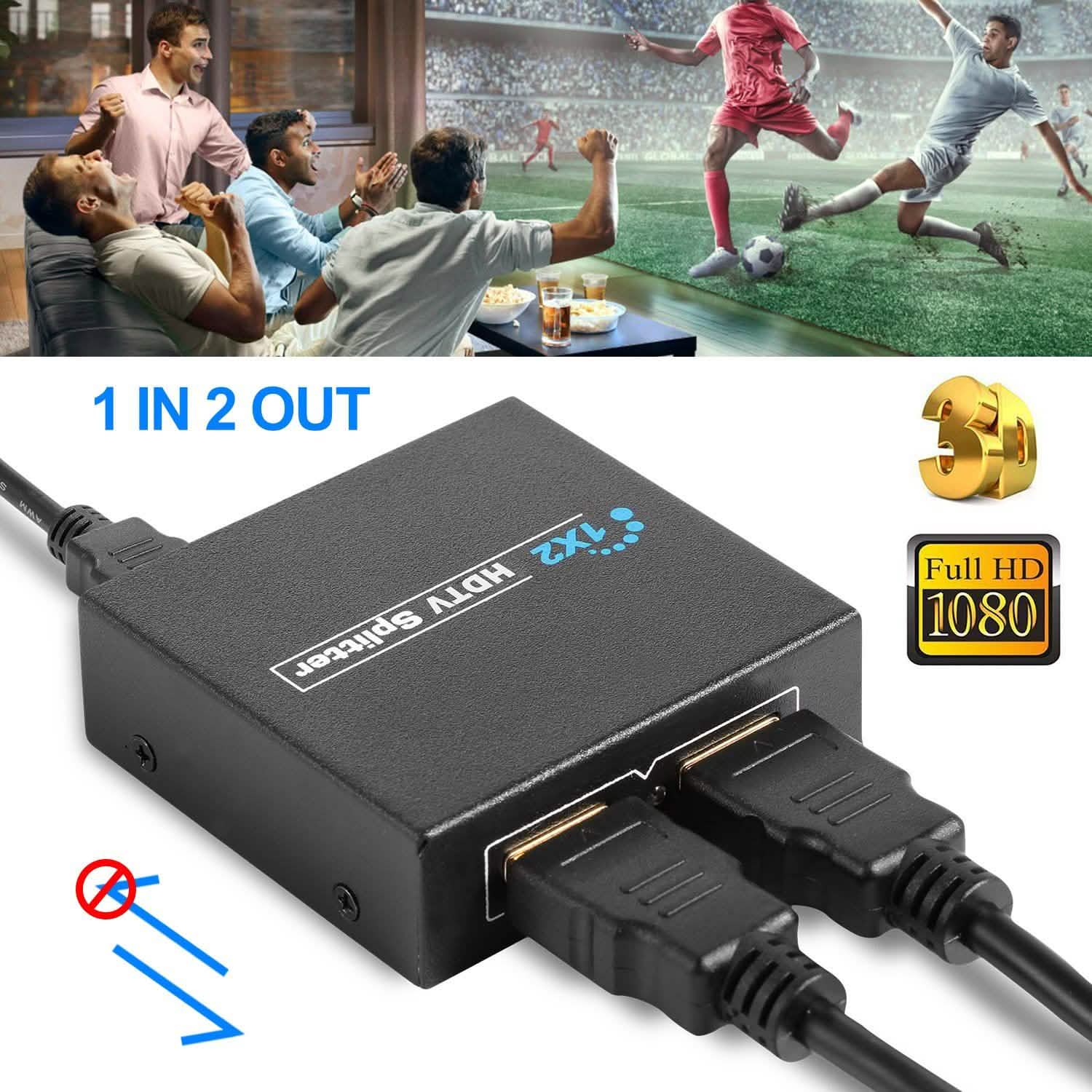 Full HD1080P HDTV Splitter Amplifier TV & Video - Tophatter Daily Deals
