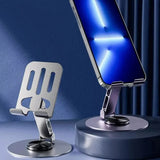 Full Metal 360-Degree Rotating Stress-Relieving Phone and Tablet Universal Stand Phone Stand - Tophatter Daily Deals