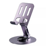 Full Metal 360-Degree Rotating Stress-Relieving Phone and Tablet Universal Stand Purple Phone Stand - Tophatter Daily Deals