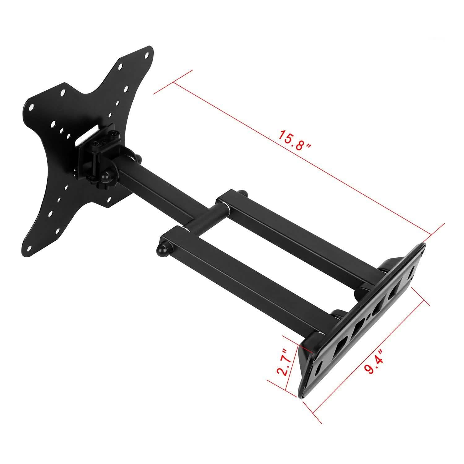 Full-Motion Articulating Wall Mount for 23"-55" TVs TV & Video - Tophatter Daily Deals