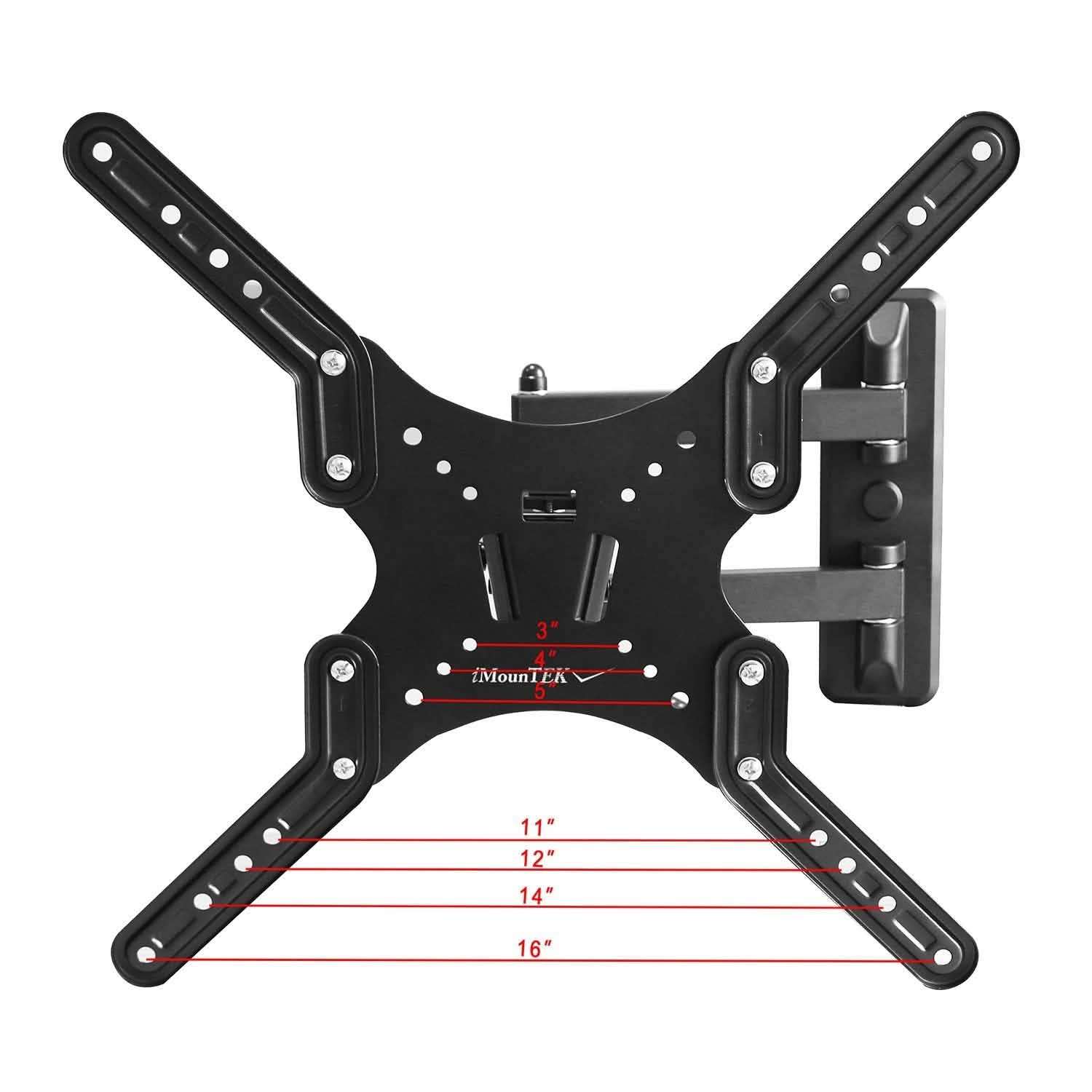 Full-Motion Articulating Wall Mount for 23"-55" TVs TV & Video - Tophatter Daily Deals