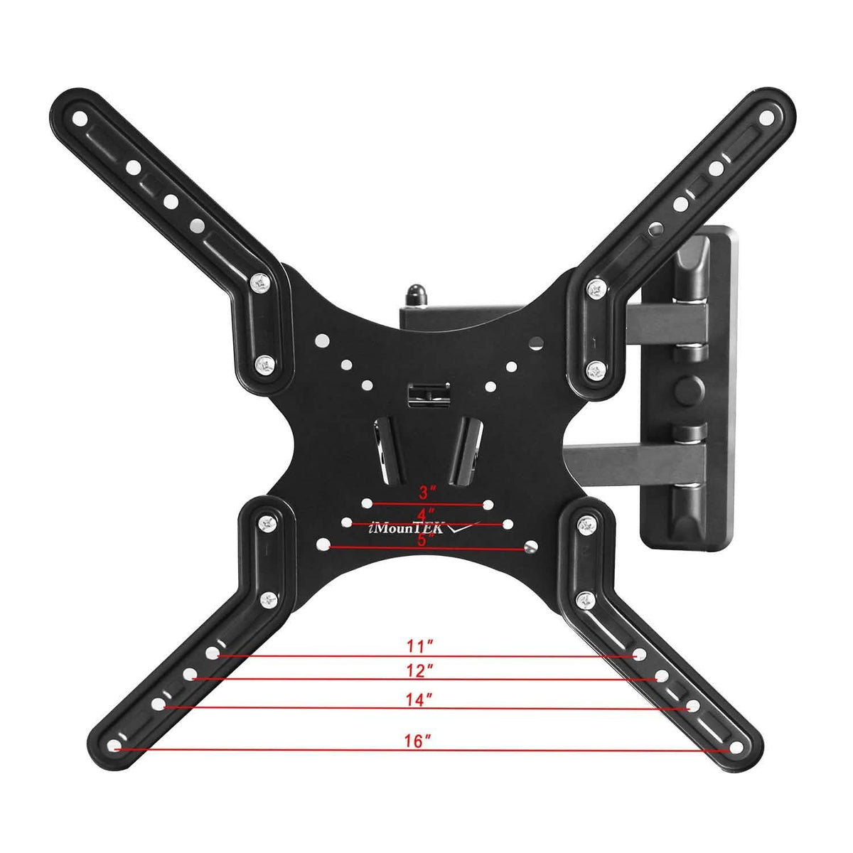 Full-Motion Articulating Wall Mount for 23"-55" TVs TV & Video - Tophatter Daily Deals