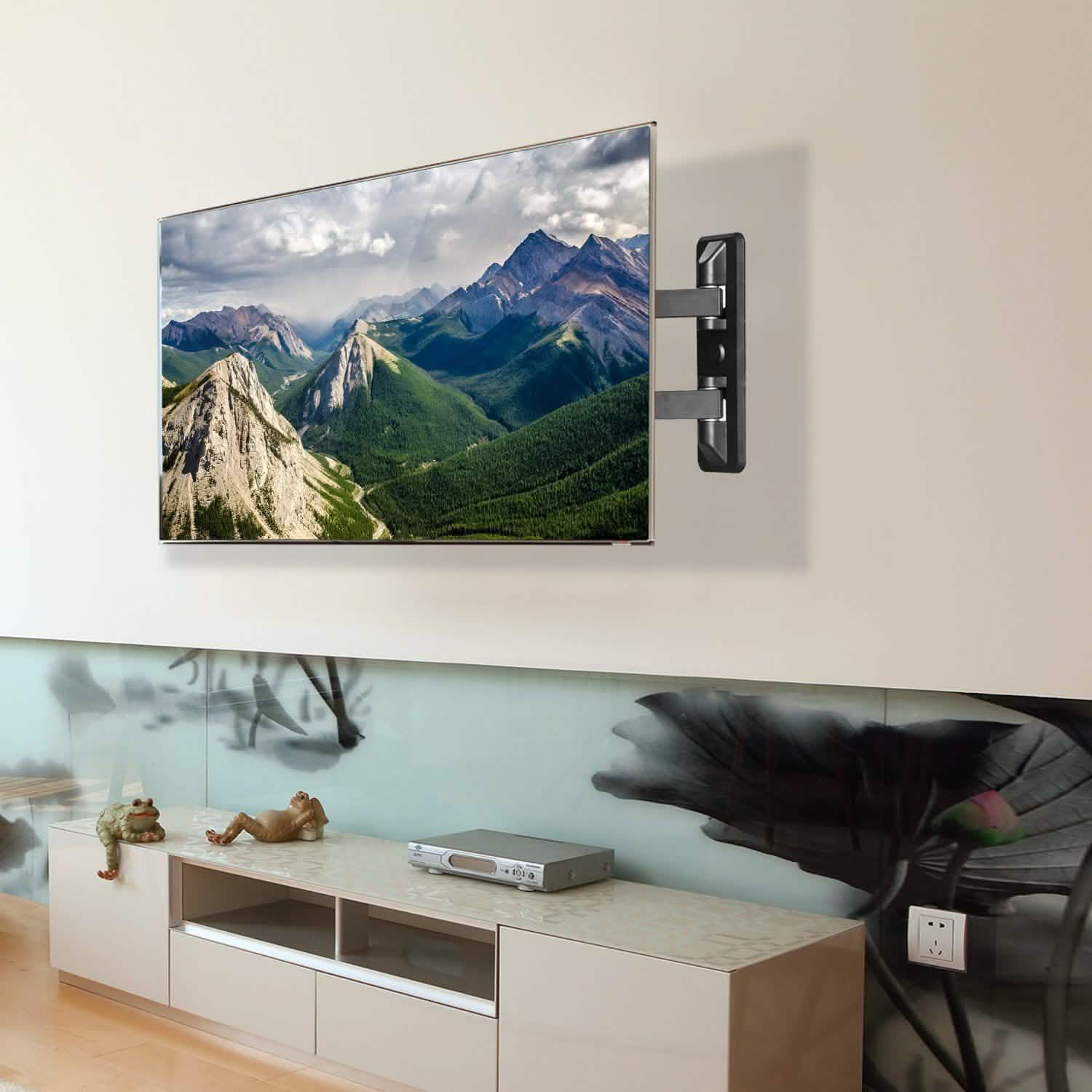 Full-Motion Articulating Wall Mount for 23"-55" TVs TV & Video - Tophatter Daily Deals