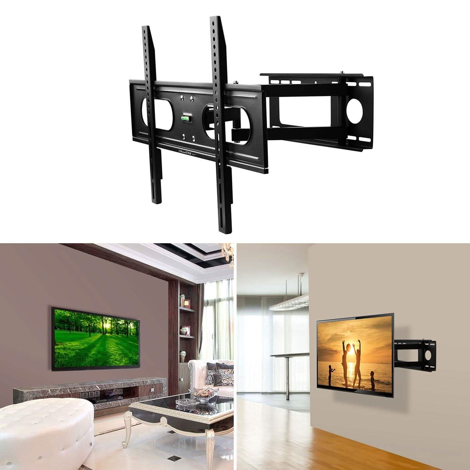 Full Motion Articulating Wall Mount for 37"-70" TV's TV & Video - Tophatter Daily Deals