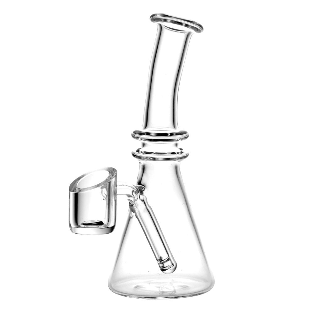 Full Quartz All-In-One Mini Rig Thick Walled Angle Cut Dab Rigs - Tophatter Daily Deals