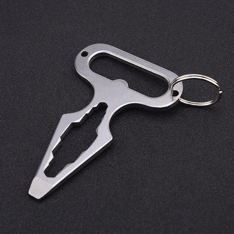 Full Stainless Self Defense Keychain Stinger Tool Brass Knuckles - Tophatter Daily Deals