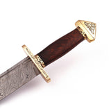 7th Century Damascus Steel Medieval Lang Saex Viking Sword swords - Tophatter Daily Deals