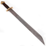 7th Century Damascus Steel Medieval Lang Saex Viking Sword swords - Tophatter Daily Deals