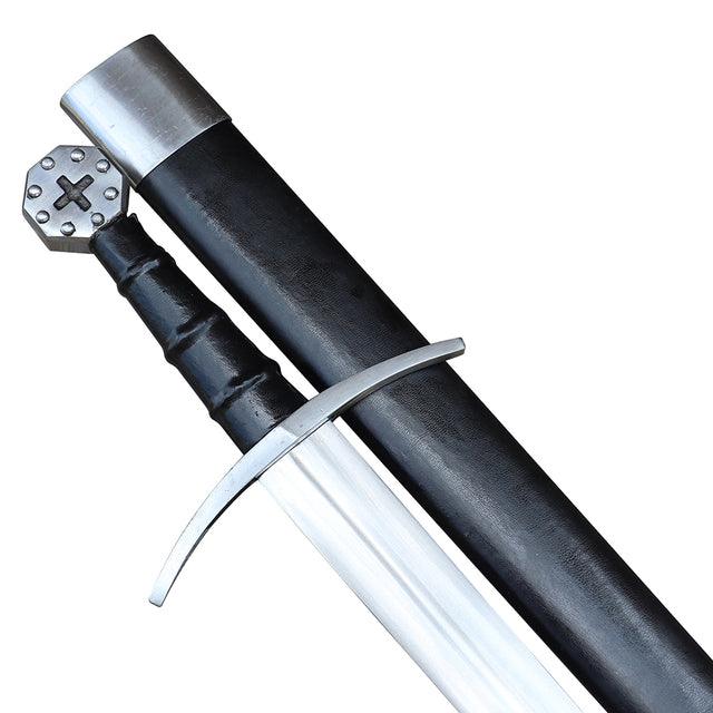 Decorative Medieval Holy Knight Templar Sword with Scabbard swords - Tophatter Daily Deals