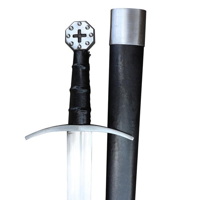 Decorative Medieval Holy Knight Templar Sword with Scabbard swords - Tophatter Daily Deals