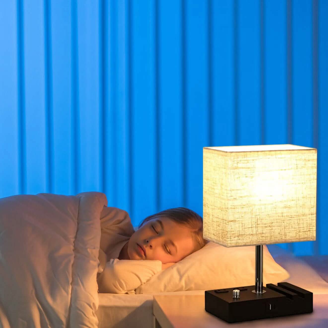Fully Dimmable Table Lamp Indoor Lighting - Tophatter Daily Deals