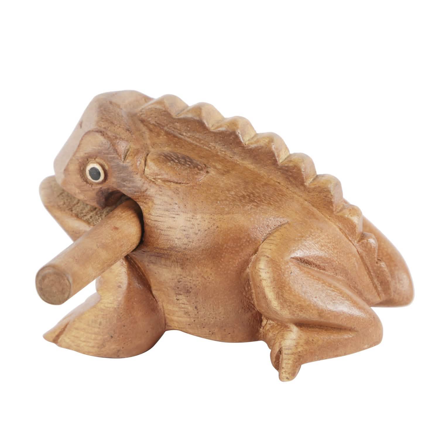 Little Frog Instrument Fun Wooden Frog Percussion Instrument – Tophatter's Inc.
