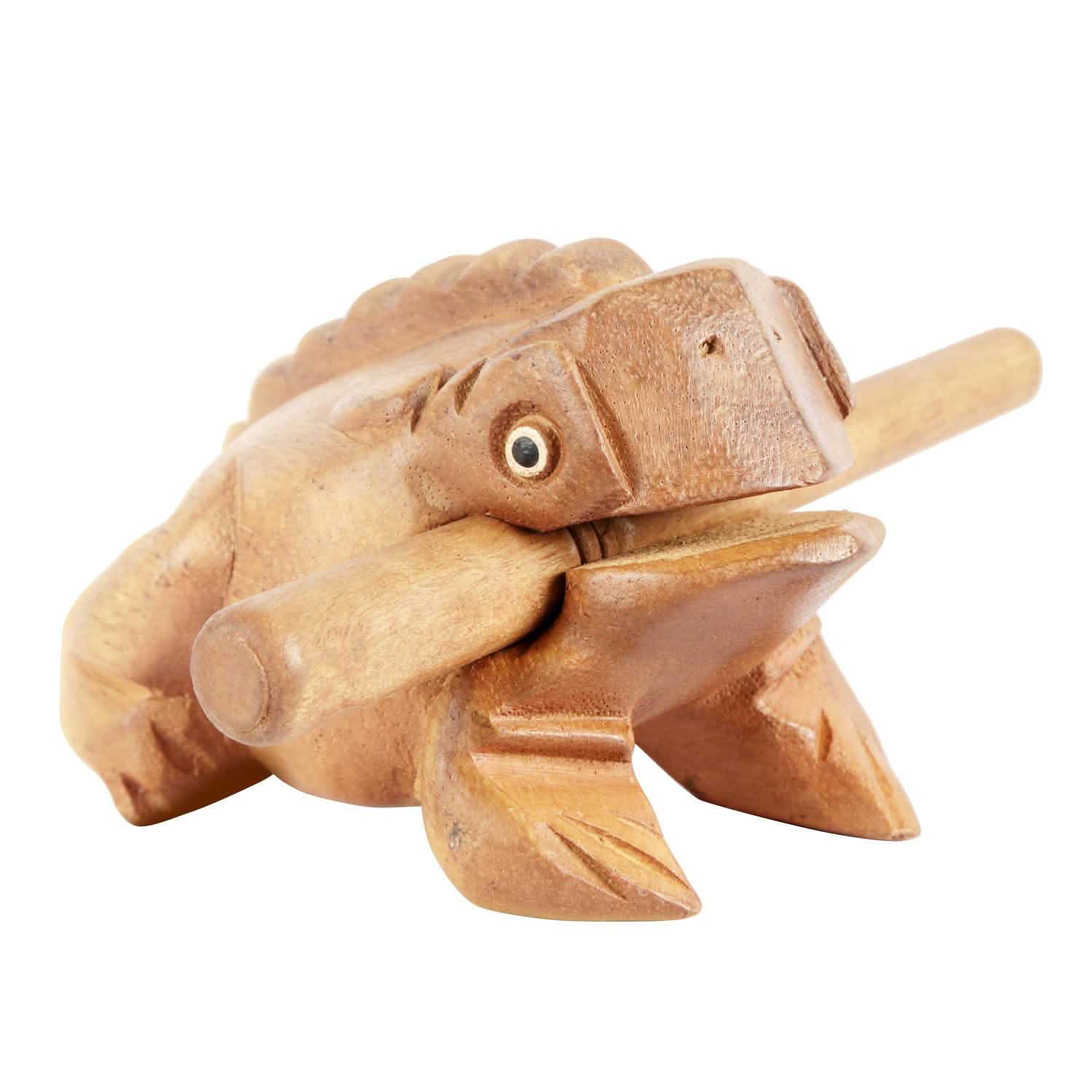 Little Frog Instrument Fun Wooden Frog Percussion Instrument – Tophatter's Inc.