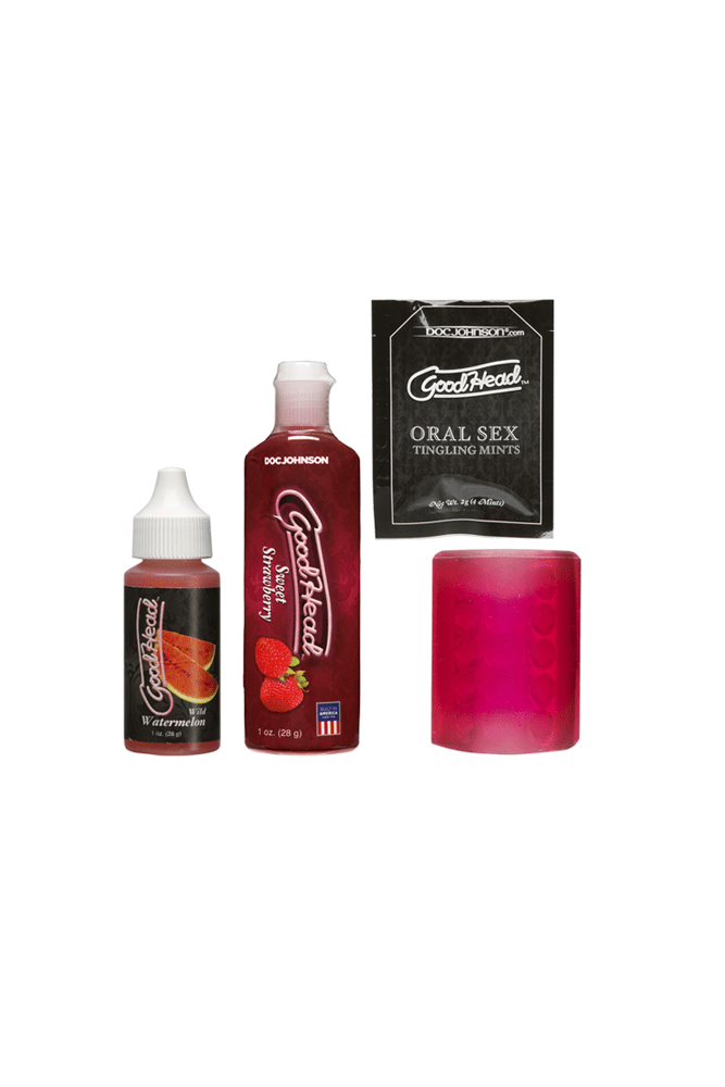 Doc Johnson - GoodHead - Fundamentals Ultimate Oral Sex Kit Liquid - Tophatter Daily Deals