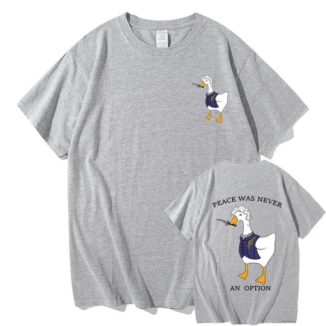 Funny Cotton Tees Shirts Grey Tee - Tophatter Daily Deals