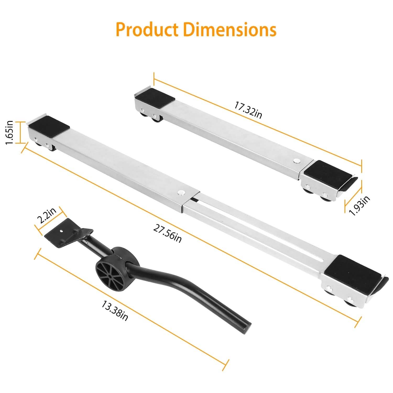 Furniture Dolly Mobile Roller Extendable Base Stand Furniture & Decor - Tophatter Daily Deals