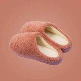 Fuzzy House Slippers Memory Foam Slippers Slip Pink Women's Shoes - Tophatter Daily Deals