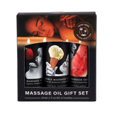 Edible Massage Oil Gift Set with Strawberry Vanilla Flavors > Essentials > Massage Gift Set - Tophatter Daily Deals