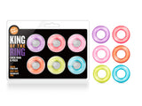King of the Ring Coloured Cock Rings Set of 6 > Cock Ring > Sets - Tophatter Daily Deals