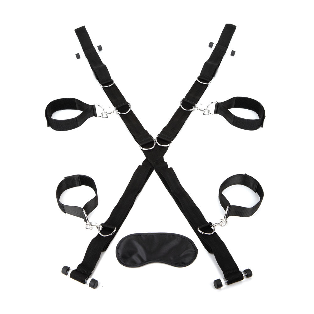 Lux Fetish Over the Door Saint Andrew’s Cross – Universal BDSM Restraint > Bondage Gear > Restraints - Tophatter Daily Deals