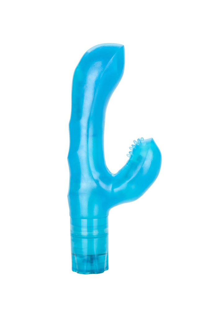 Cal Exotics - G-Kiss Dual Vibrator - Blue Sex Toy - Tophatter Daily Deals