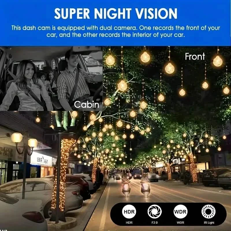 G Sensor HD Night Vision Loop Recording Wide Angle Car DVR Automotive - Tophatter Daily Deals