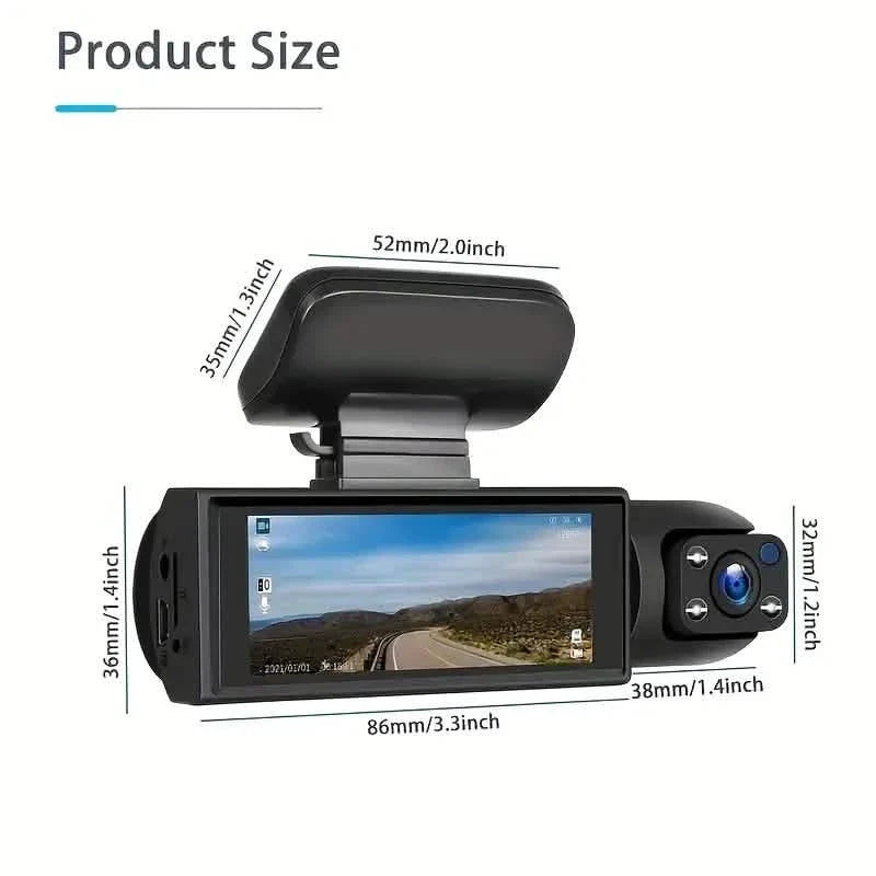 G Sensor HD Night Vision Loop Recording Wide Angle Car DVR Automotive - Tophatter Daily Deals